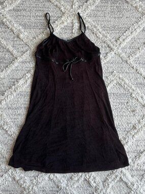 American Vintage Women's Black and Brown Dress